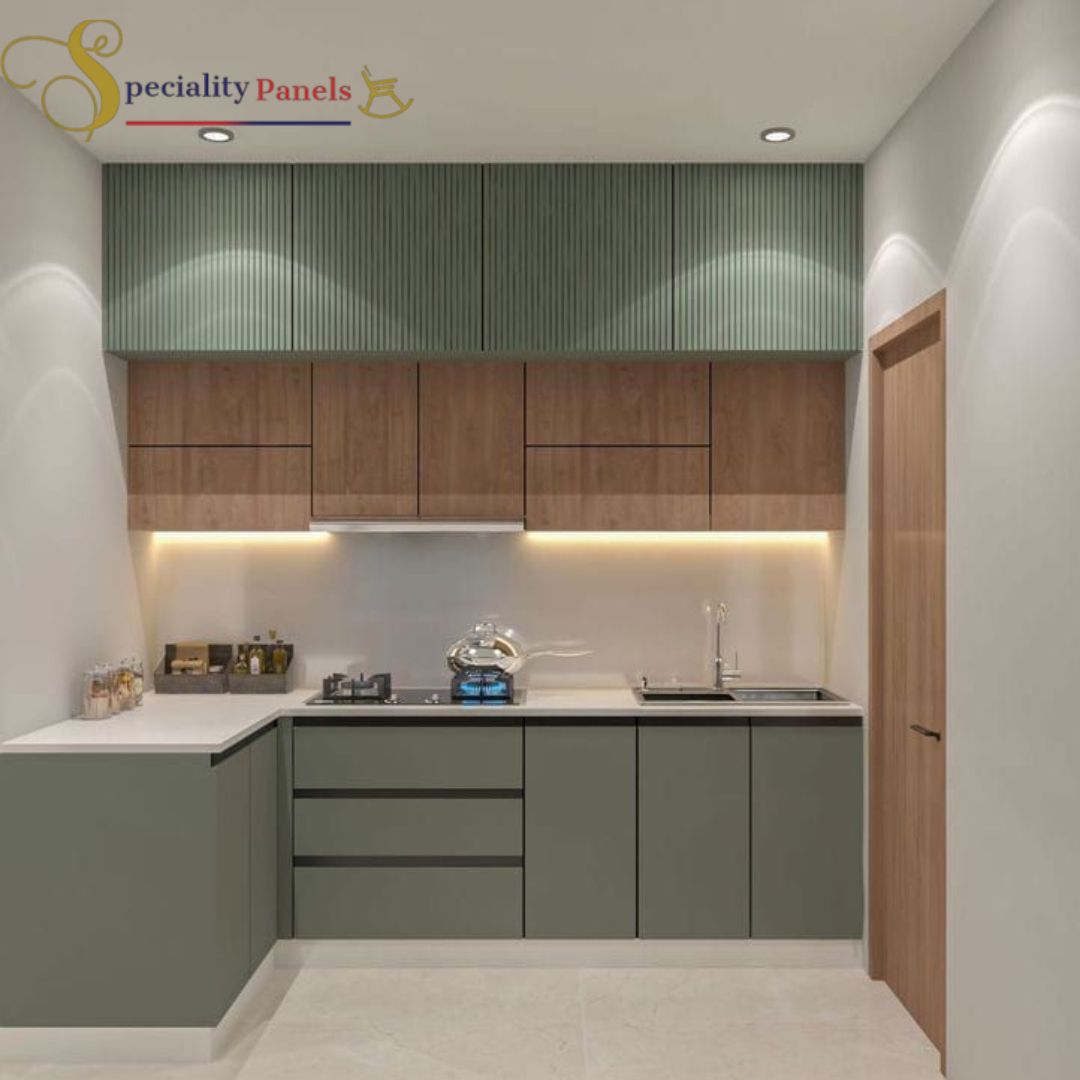 L shape kitchen sayout