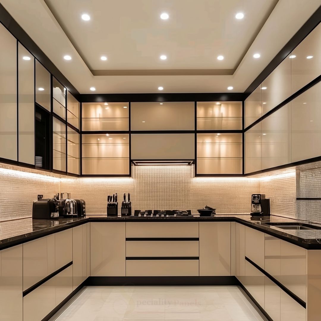 U shape kitchen
