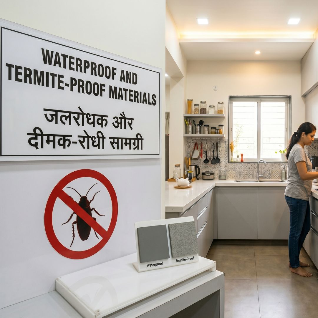 Waterproof and Termite-Proof Materials Modern kitchens