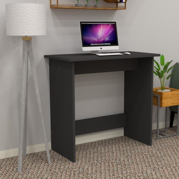Corner-Rounded Multipurpose Writing & Computer Desk in Grey (DIY)