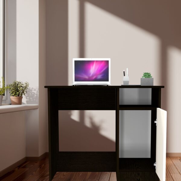 Writing Desk – Multipurpose Study Table in Highland Pine & Chiyoda Wenge Finish (DIY Assembly)