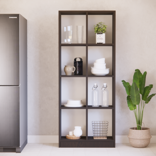 Cinderella Multipurpose Utility Cabinet with 8 Shelves In Chiyoda Wenge Finish