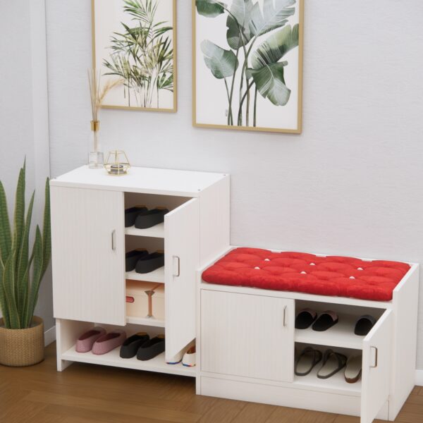 Ella Combo of Two Multipurpose Storage Units in Highland Pine Finish