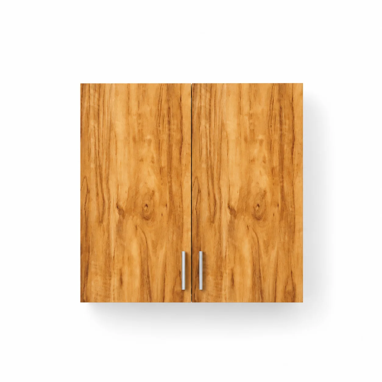 SP-2DFSW-KS-1314-2 2-Door Modular Wall Cabinet with Adjustable Shelves in Plateau Apple & Highland Pine Finish (DIY Assembly) - Image 1